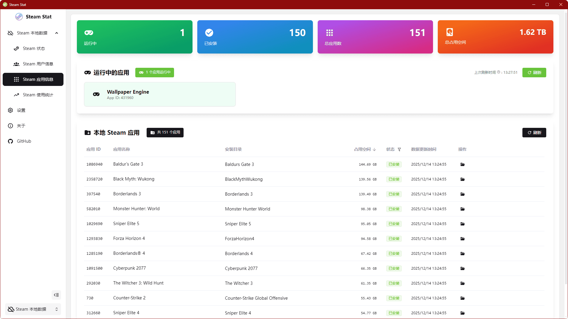 图片[3]-可视化 Steam 数据统计软件-JACK小桔子の小屋